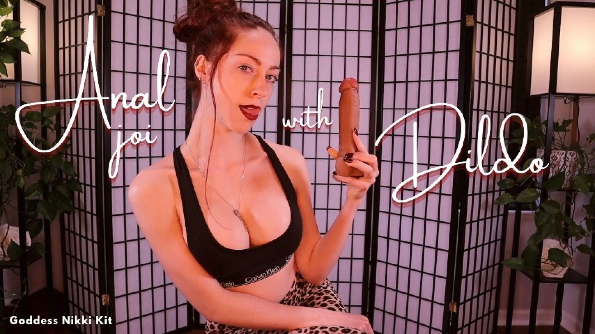 Anal JOI with Dildo