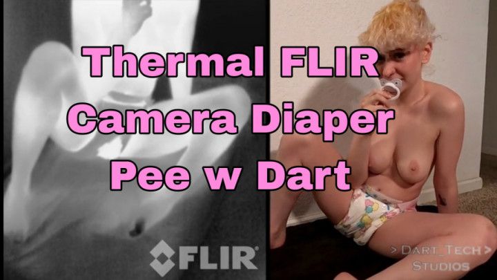 Thermal FLIR Camera Diaper Pee w Dart - ABDL wet diaper