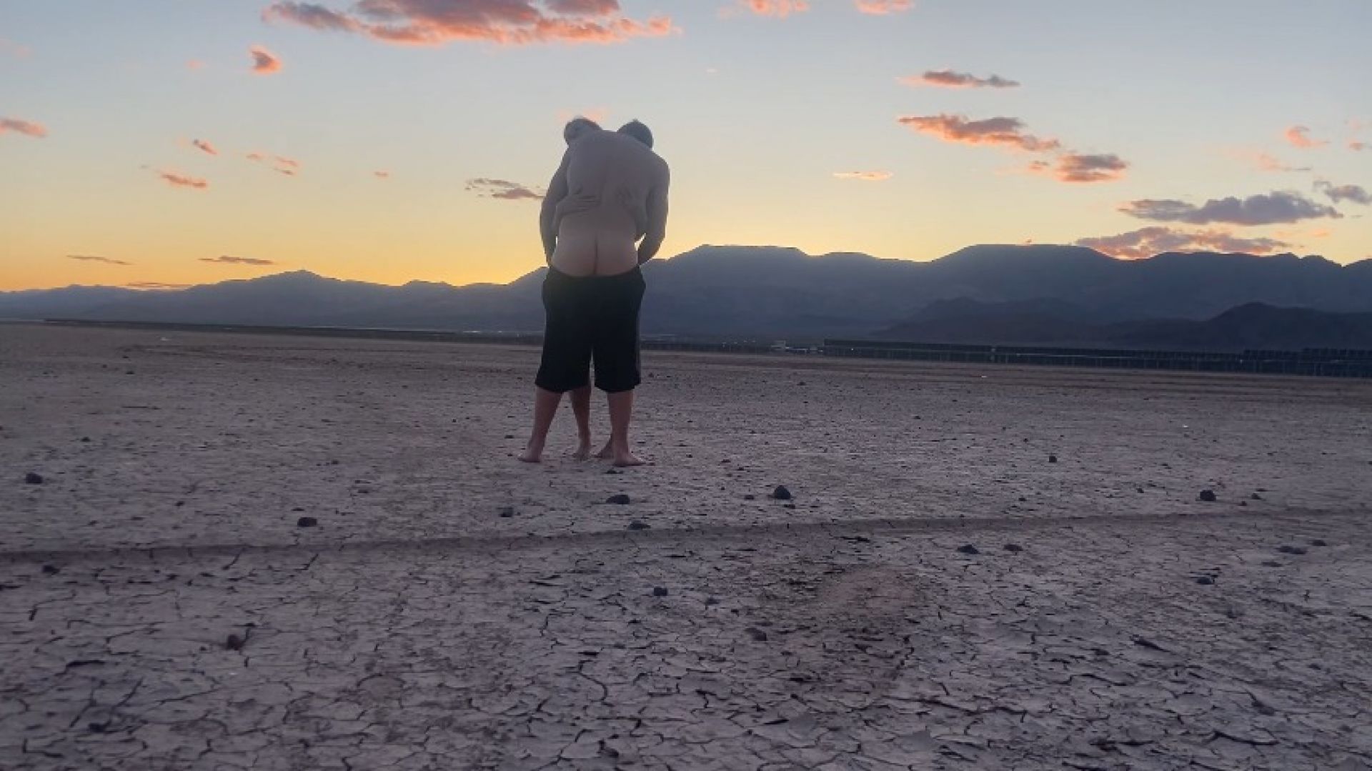 Pegging and Eating His Ass in the Middle of the Desert