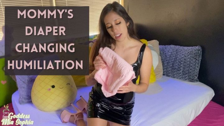 Mommy's Diaper Changing Humiliation 4k