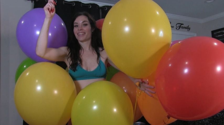 Helium Balloon Popping