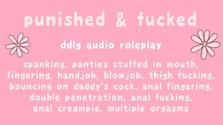 punished and fucked ddlg audio