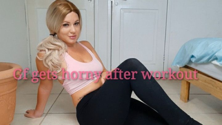 Gf gets horny after workout CUSTOM VIDEO