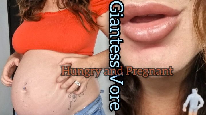 Giantess Vore, Hungry and Pregnant