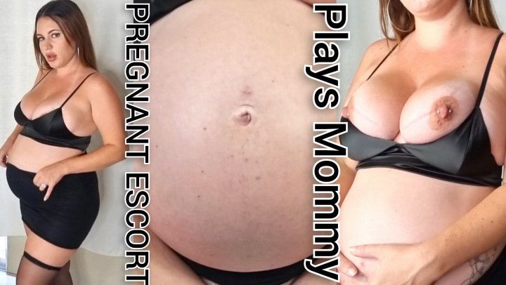 Pregnant Escort Plays Mommy