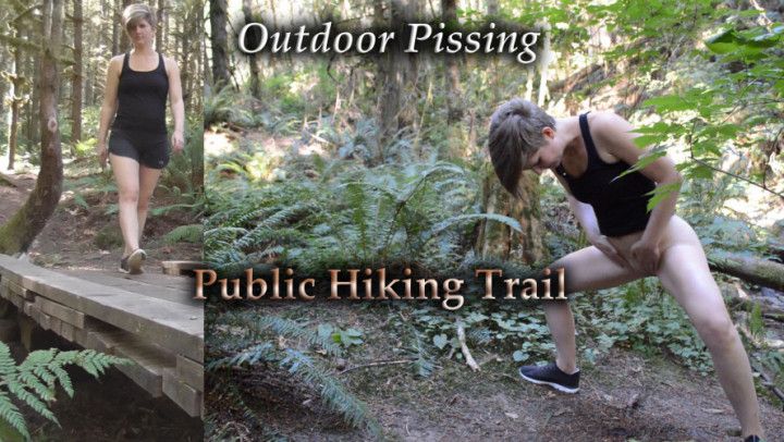 Outdoor Pissing Public Trail