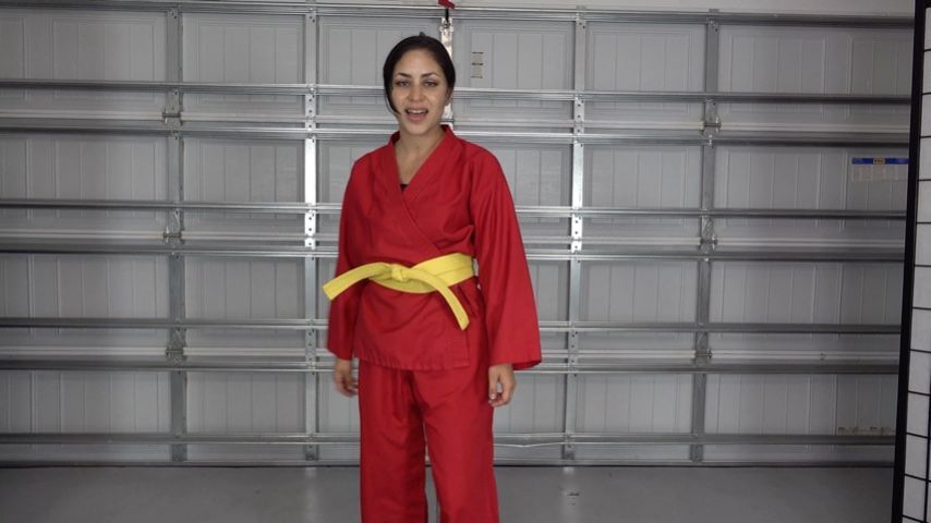 SUSHII EARNS HER ORANGE KARATE BELT