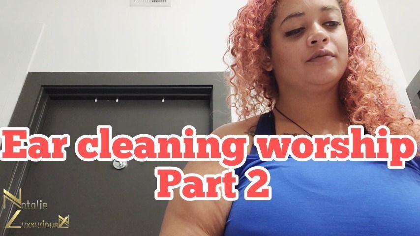 Earlobe and cleaning Fetish Part 2