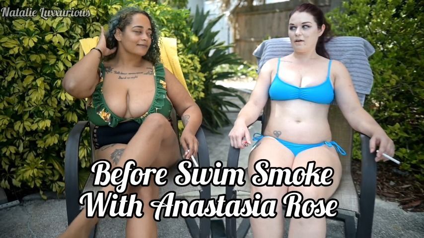 Before Swim Smoke With Anastasia Rose