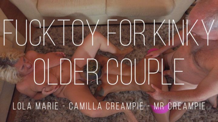 Fucktoy for kinky older couple