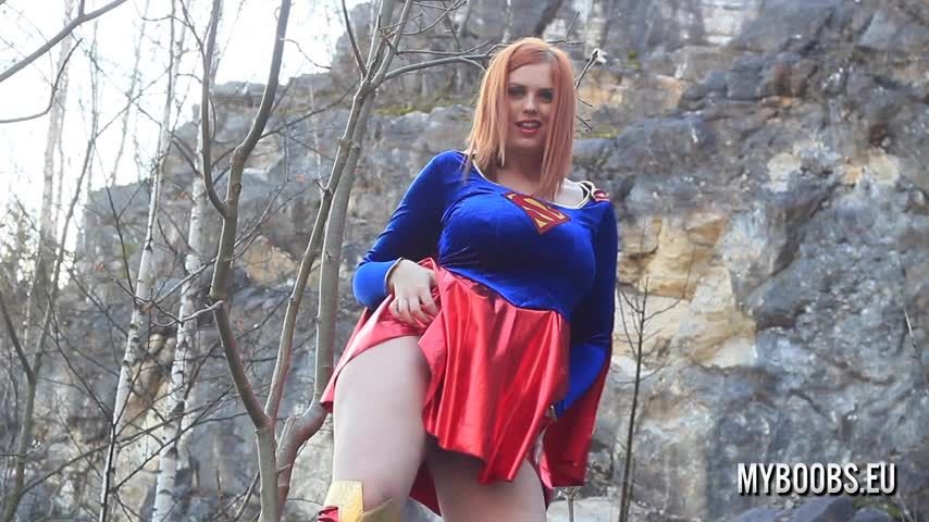 Alexsis Faye Busty SuperWoman Cosplay