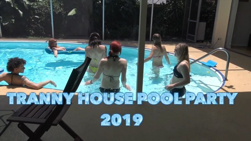 Pool Party At Tranny House 2019