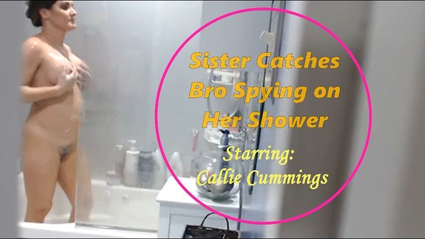 Sister Catches Bro Spying On Her Shower