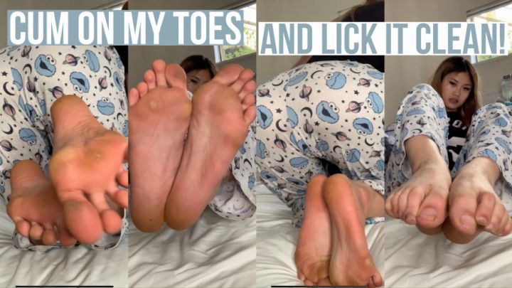 Cum on my Toes and Lick it Clean