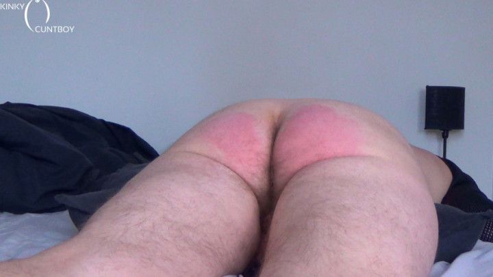 Slow Motion: Big Hairy Jiggly Red Ass Paddling