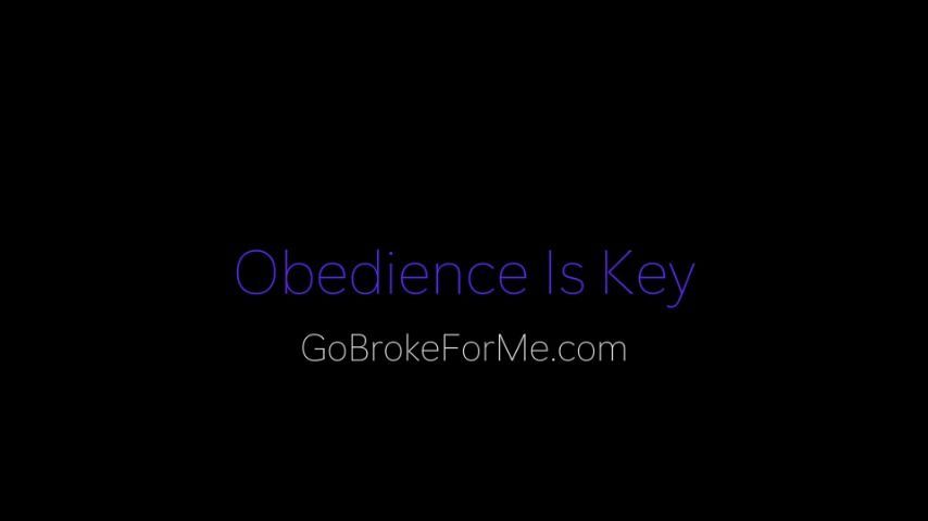 Obedience Is Key