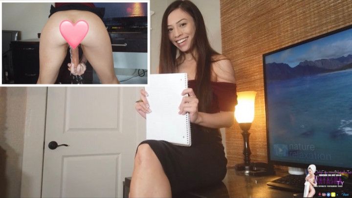 Asian Secretary Squirts in Your Office