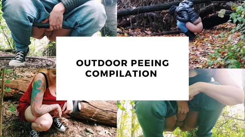 Outdoor Peeing Compilation