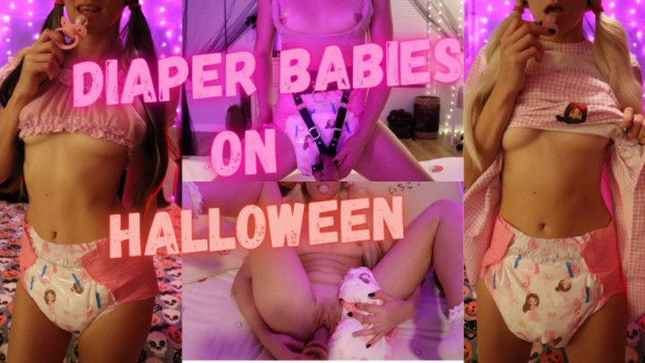 Diaper Girls on Halloween