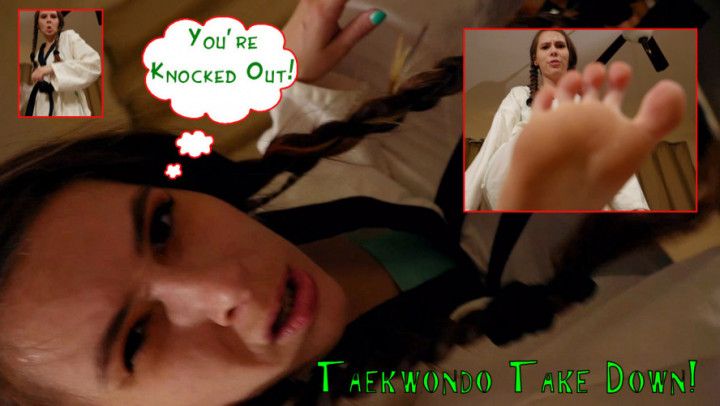 HD Ziva Fey Taekwondo Takedown POV - You Lose