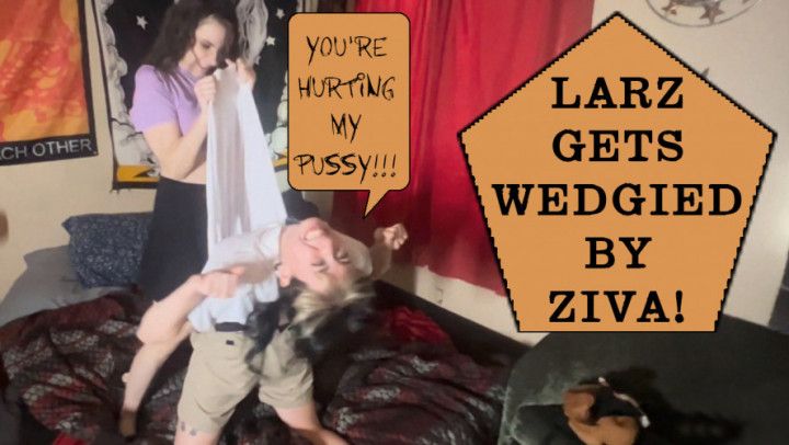 4K Ziva Fey Gives Larz Much Needed Tough Skin With Wedgies