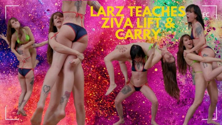 4K Ziva Fey - Larz Teaches Ziva Lift And Carry