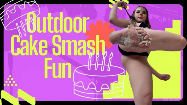 4K/ Ziva Fey - Outdoor Cake Smash Fun