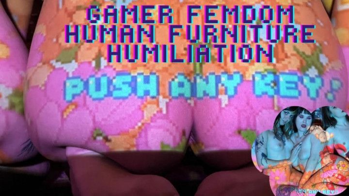 HD Ziva Fey - Gamer Femdom Human Furniture Humiliation