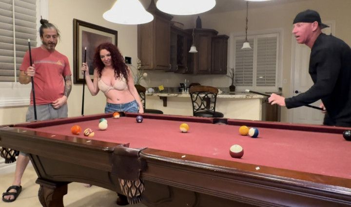 Heath &amp; Jasper play pool for clothing then sex