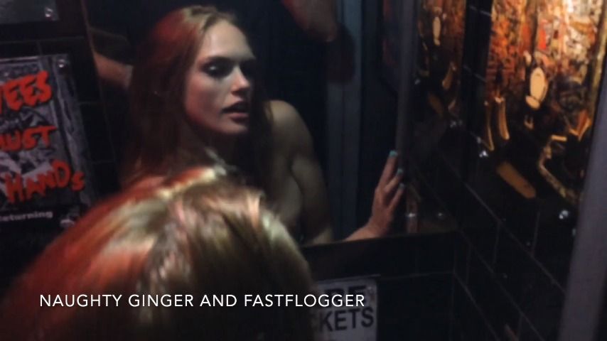 In a Bar Bathroom with Naughty Ginger