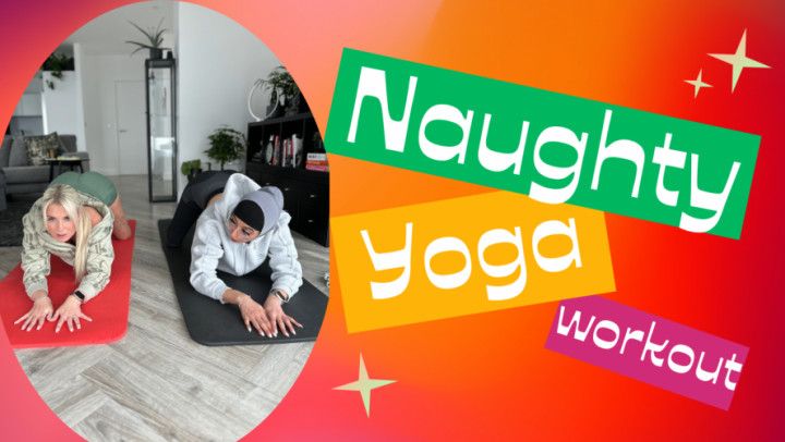 Naughty yoga session