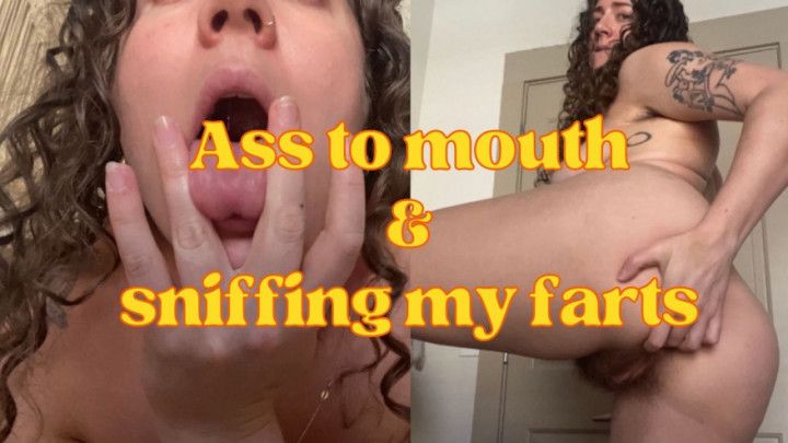 Ass to mouth and fart smelling