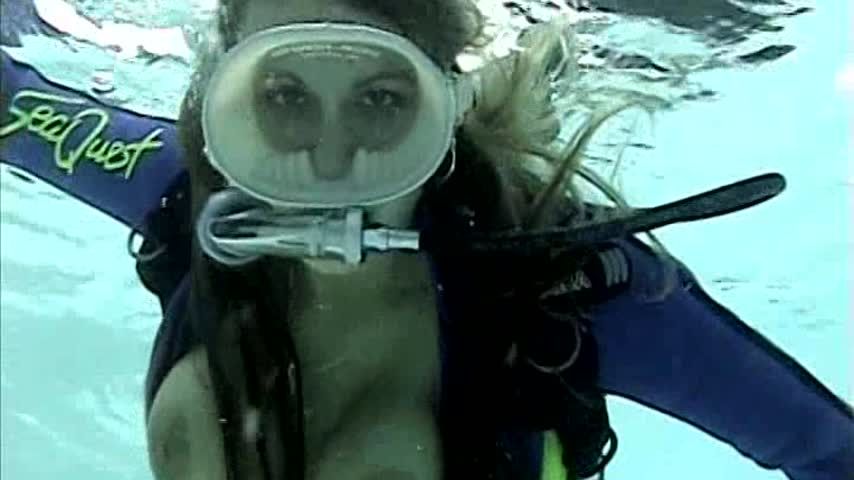 Scuba Pantyhose Shoot - Megan