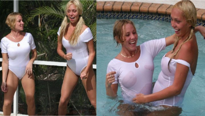 Mary Carey's Pool Workout