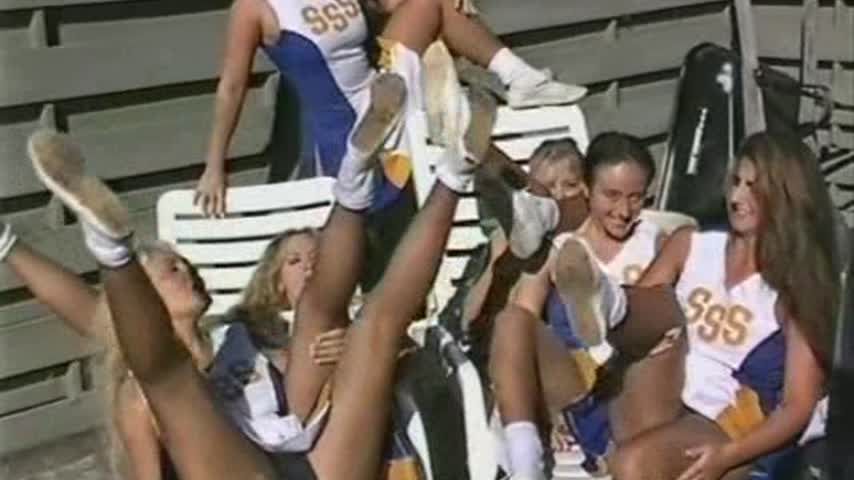 Cheerleaders Mud Party 1