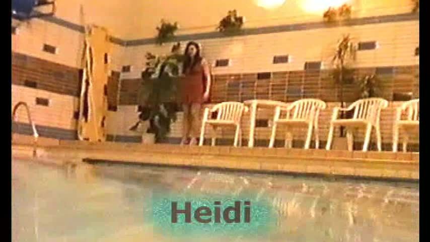 Heidi and Rachel swim underwater