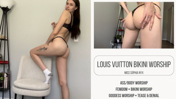 Louis Vuitton bikini worship