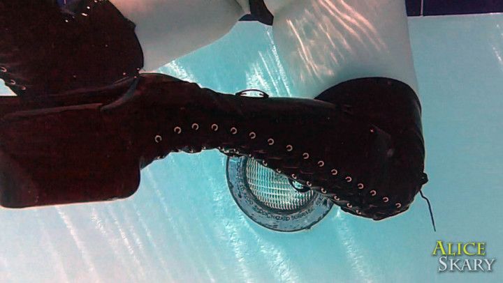 Underwater &amp; Poolside Thigh High Boots