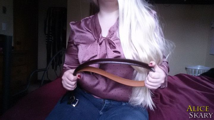 Belt Spanking POV Discipline &amp; Scolding