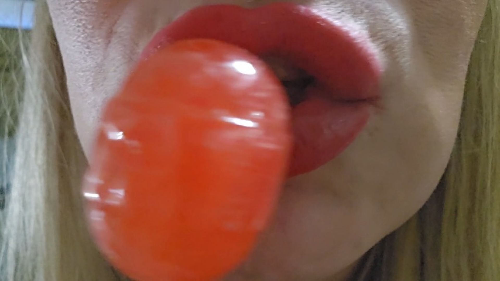 Lens Licking Mouth Fetish Lollipop