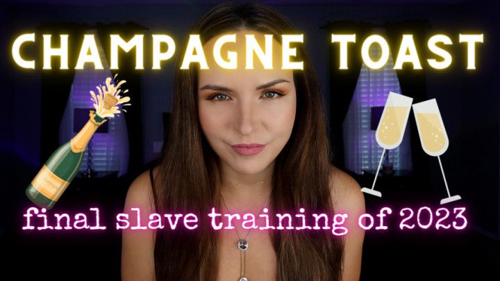 Champagne Toast: Final Slave Training of 2023