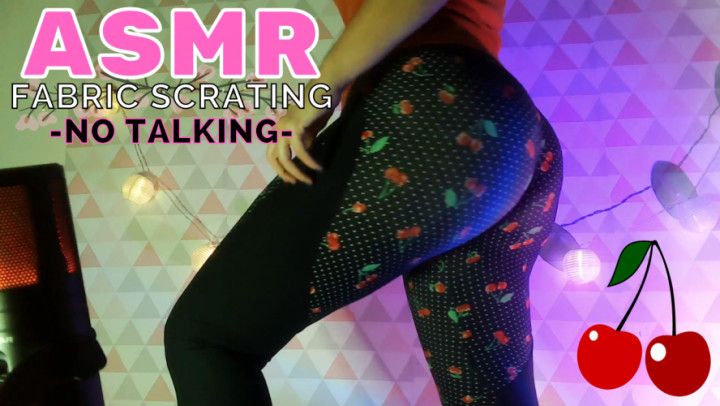 ASMR - Fabric legging scrating and tap