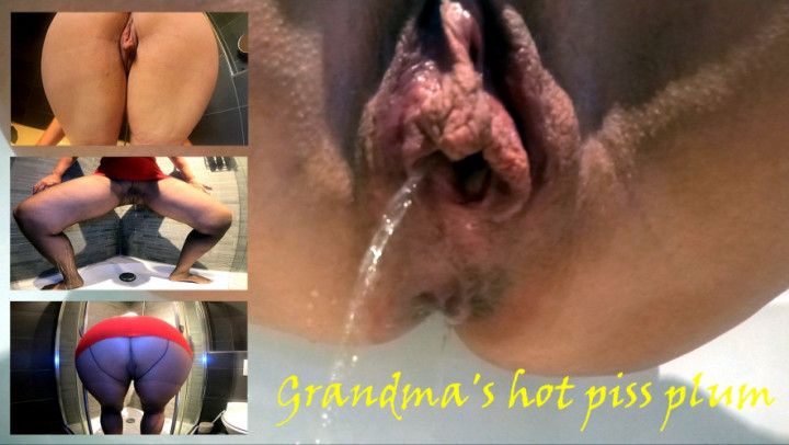 Grandma's hot piss plum