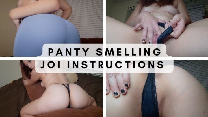 Dirty panty perv smelling instructions