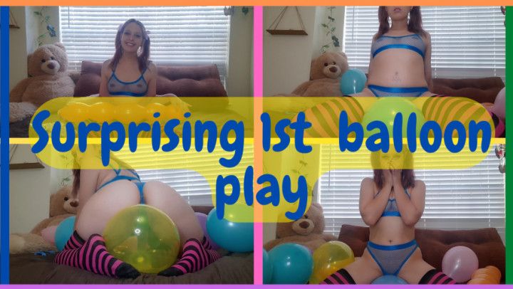 1st balloon looner girl video squirt