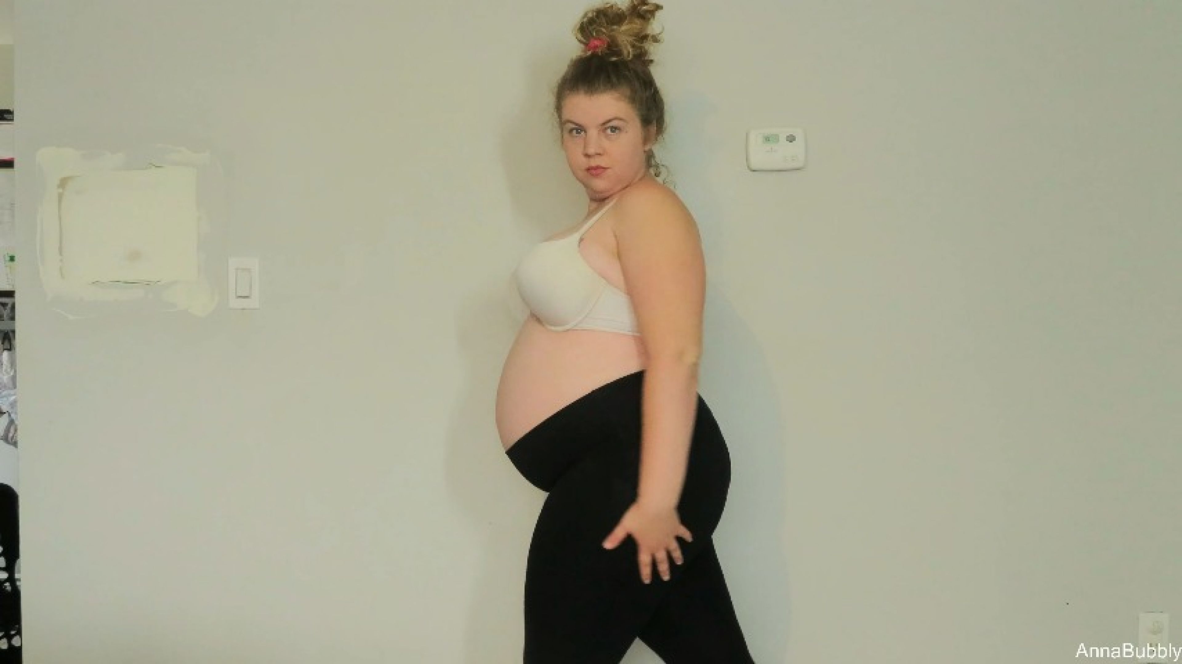 Pregnant Bra Modelling 2