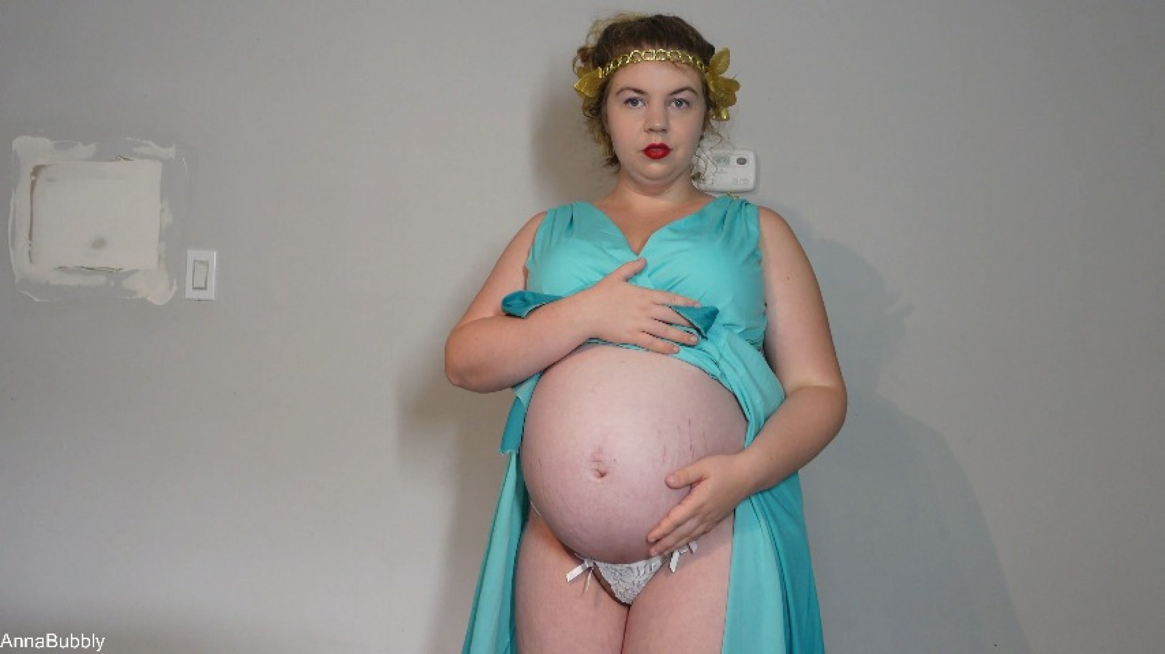 Pregnant Goddess Belly and Belly Button Worship