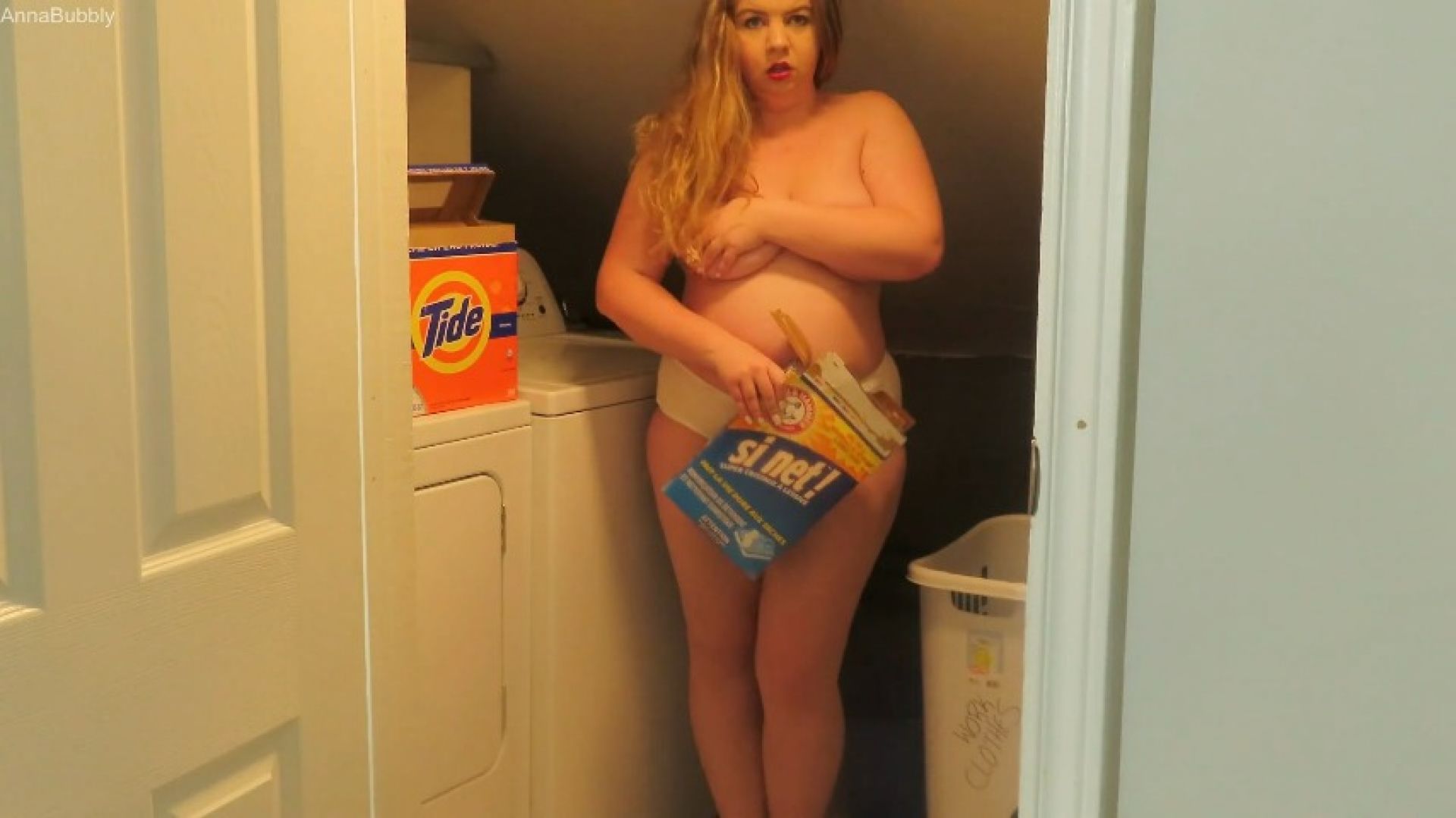 Step-Mom Caught in Embarrassing Granny Panties ENF