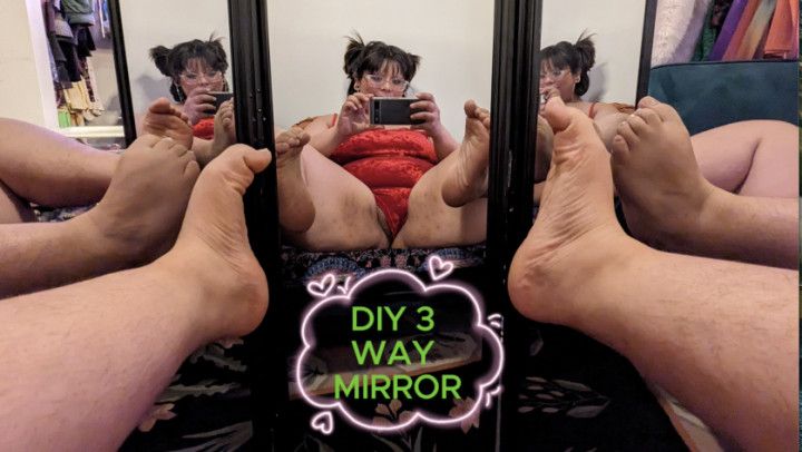 Budget Babe: DIY 3 Way Mirror