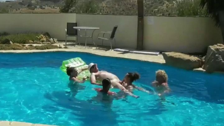 Holiday Pool Orgy